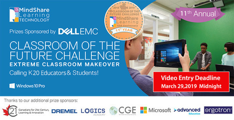 Classroom of the Future Challenge 2019 from #MindShare Learning Technology - #ocsb reminder of March 29 deadline to enter | iGeneration - 21st Century Education (Pedagogy & Digital Innovation) | Scoop.it