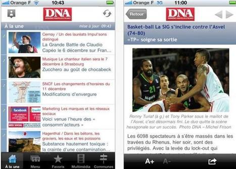Les applications iPhone et Android des DNA disponible | Alsace Actu | Scoop.it