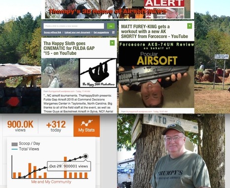 YOU GIVE THUMPY 900-THOUSAND REASONS TO DRIVE ON! - Thank YOU ALL! | Thumpy's 3D House of Airsoft™ @ Scoop.it | Scoop.it