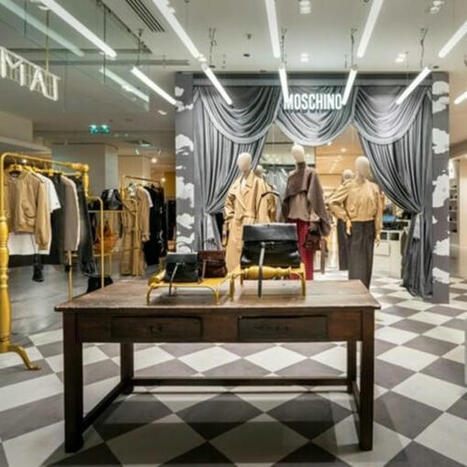 Moschino opens Galeries Lafayette pop-up store featuring first collection by Adrian Appiolaza | Pop-up stores | Scoop.it
