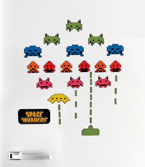 Space Invaders Fridge Magnets: Once Your Base is Destroyed, So are Your Perishables | All Geeks | Scoop.it