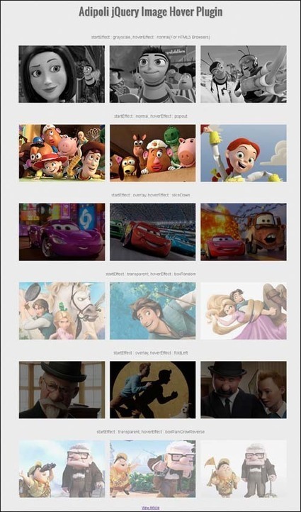 30+ Awesome Free jQuery CSS3 Image Hover Effects | PSDtoHTMLHINT | Image Effects, Filters, Masks and Other Image Processing Methods | Scoop.it