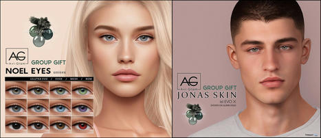 Noel Eyes & Jonas Skin December 2022 Gift by Avi-Glam | Teleport Hub - Second Life Freebies | Second Life Freebies | Scoop.it