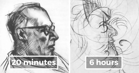 In 1950s Experiment Artist Used LSD And Drew The Same Portrait For 8 Hours To Show How It Affects Brain | 16s3d: Bestioles, opinions & pétitions | Scoop.it