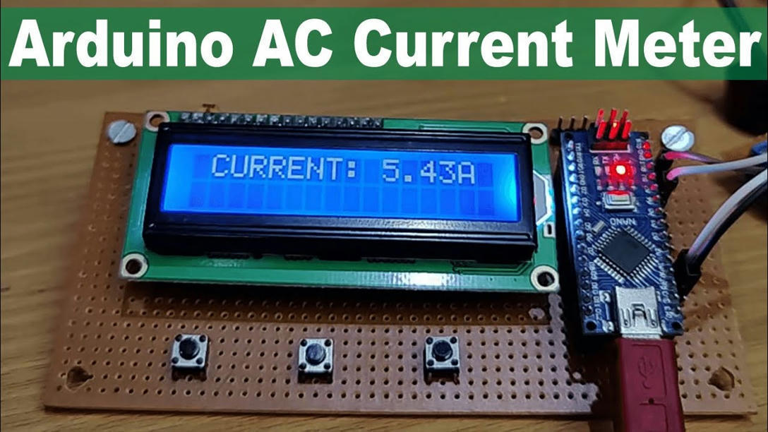How TO Make AC Current Meter | Arduino Project ...