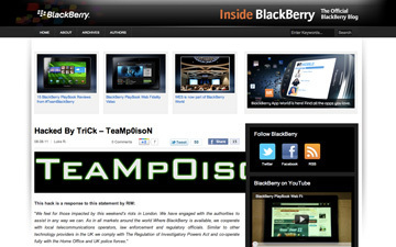 BlackBerry Blog Hacked in Wake of London Riots | ICT Security-Sécurité PC et Internet | Scoop.it