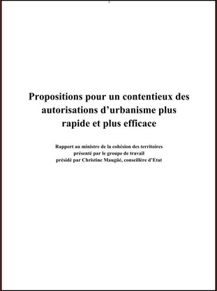 Propositions pour un contentieux des autorisations d'urbanisme plus rapide et plus efficace | Doc [actu] - Le bulletin bibliographique des nouvelles ressources disponibles au centre de documentation de l’ADACL. | Scoop.it