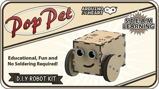 $70 PopPet is an Arduino-powered robot anyone c...