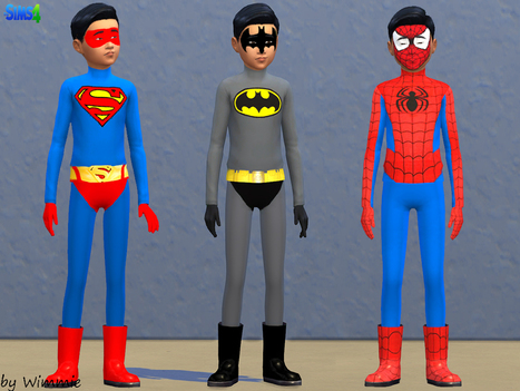 Sims 4 - Boys Superheroes Set << Just for your Sims | Les Sims | Scoop.it