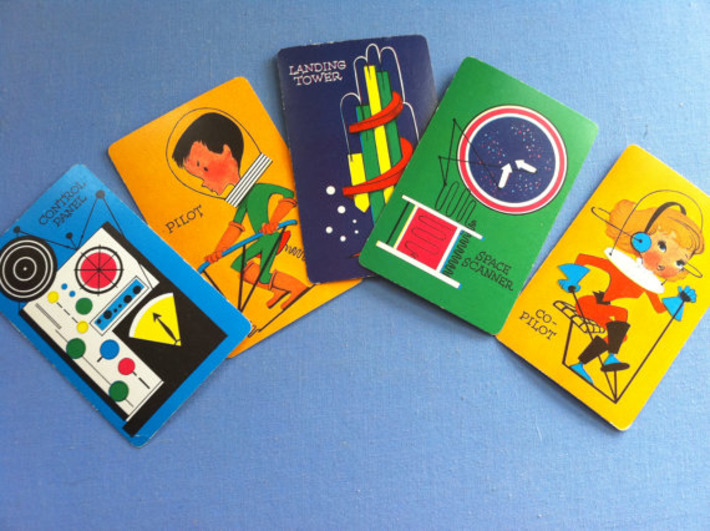 Fun Vintage MCM Child Card Game ORBIT | Kitsch | Scoop.it