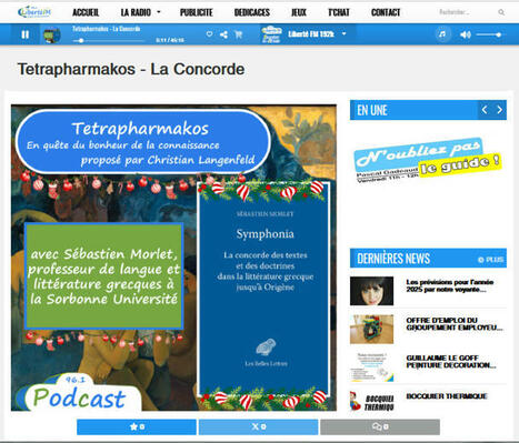 A écouter ou réécouter : Tetrapharmakos - La Concorde | - Lettre d'information Orient & Méditerranée - | Scoop.it