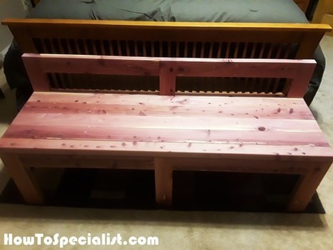 DIY End of Bed Bench | HowToSpecialist - How to Build, Step by Step DIY Plans | Furniture Plans | Scoop.it