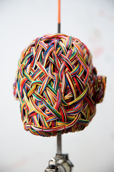 Esculturas de cables de Salman Khoshroo | tecno4 | Scoop.it