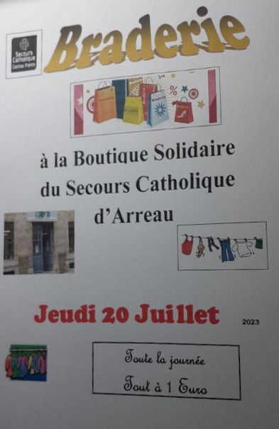 Braderie du Secours catholique à Arreau le 20 juillet | Vallées d'Aure & Louron - Pyrénées | Scoop.it