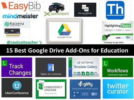 15 Best Google Drive Add-Ons for Education | @coolcatteacher | Into the Driver's Seat | Scoop.it