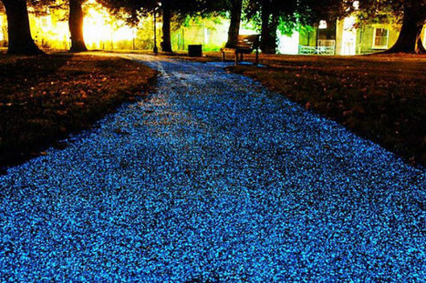 Could Sparkling Glow-in-the-Dark Pavement Replace Street Lights? | Smart Cities & The Internet of Things (IoT) | Scoop.it