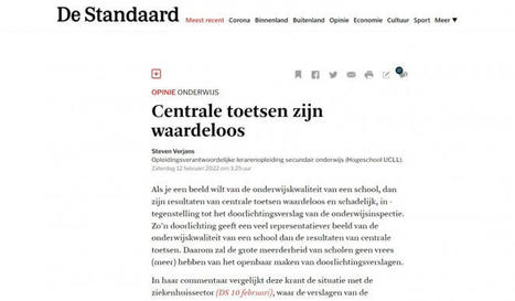 Vlaamse toetsen: kwaliteit met tunnelvisie | Kwaliteit van Onderwijs | Scoop.it