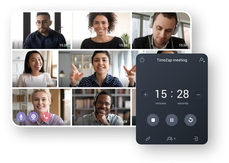 TimeZap – Keeps virtual meetings on time. A timer you can share with everyone. | CONNECTED! | Scoop.it