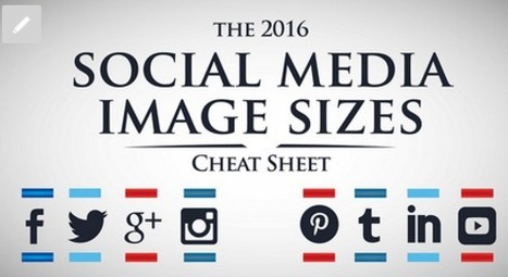 2016 Social Media Image Sizes Cheat Sheet | Top Social Media Tools | Scoop.it