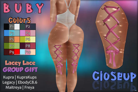 Lacey Lace July 2021 Group Gift by B.U.B.Y | Teleport Hub - Second Life Freebies | Second Life Freebies | Scoop.it