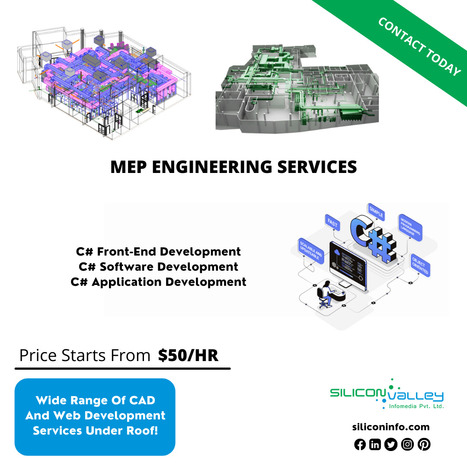 MEP CAD Services And C# Development Services Nearshoring | CAD Services - Silicon Valley Infomedia Pvt Ltd. | Scoop.it