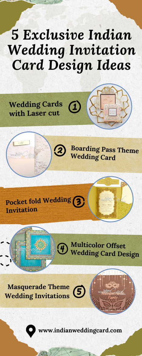 5 Exclusive Indian Wedding Invitation Card Design Ideas | Wedding Cards | Order Wedding Invitation Online | Scoop.it