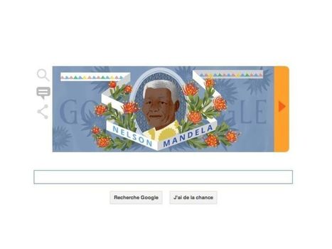 Doodle&nbsp;: Google c&eacute;l&egrave;bre l'anniversaire de Nelson Mandela | 10 mai | Scoop.it