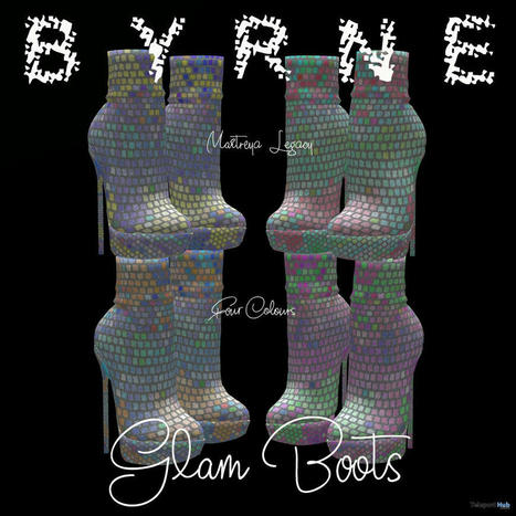 Glam Boots April 2022 Group Gift by BYRNE | Teleport Hub - Second Life Freebies | Second Life Freebies | Scoop.it