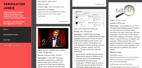 Best Tools for Fact-Checking, Vetting and Verifying News Online: Verification Junkie | My Interesting Stuff | Scoop.it