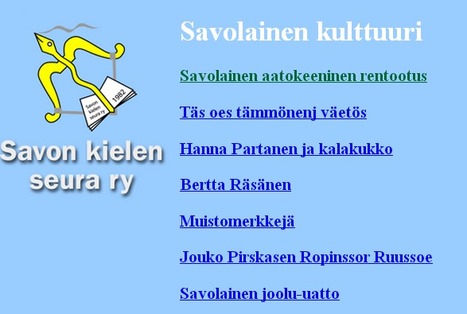 Savon kielen seura - Savolainen kulttuuri | 1Uutiset - Lukemisen tähden | Scoop.it