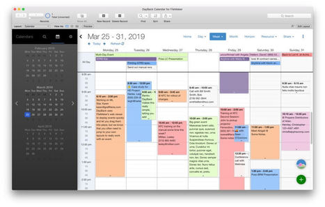 FileMaker Calendar and Resource Scheduling | Learning Claris FileMaker | Scoop.it