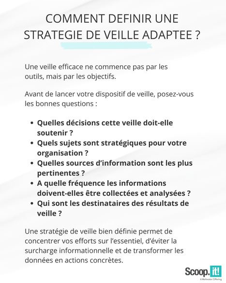 #17 - Comment d&eacute;finir une strat&eacute;gie de veille adapt&eacute;e ? | Scoop.it Tutos & Conseils | Scoop.it