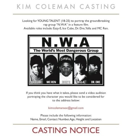 Casting For N.W.A Bio-Pic Begins | AllHipHop.com | GetAtMe | Scoop.it