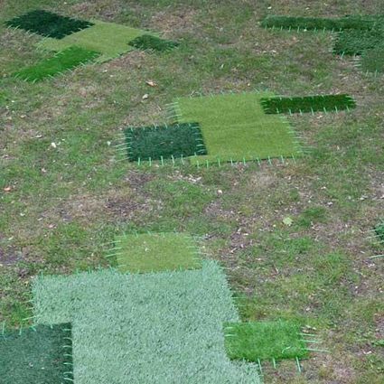 Hannah Streefkerk: Repaired lawn | Art Installations, Sculpture, Contemporary Art | Scoop.it