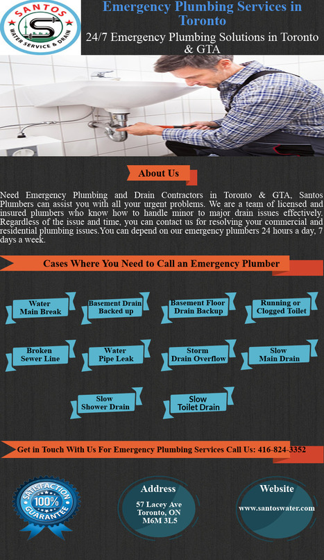 Emergency Plumbing Services In Toronto