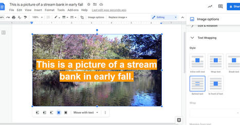  New Text Overlay Options in Google Docs via @rmbyrne | iGeneration - Humane Use of Technology in an AI world (Pedagogy & Digital Innovation) | Scoop.it