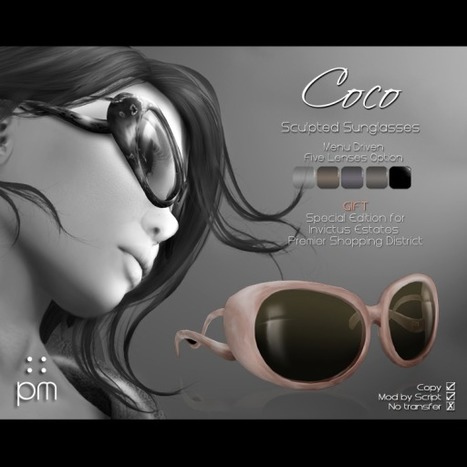 Coco Sunglasses Grand Opening Gift by Purple Moon | Teleport Hub | Second Life Freebies | Scoop.it