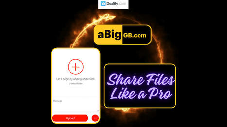 Use aBigGB to easily and securely share files and photos online. aBigGB prioritizes speed and security, ensuring a smooth uploading and sharing process. Get this amazing deal now! | Starting a online business entrepreneurship.Build Your Business Successfully With Our Best Partners And Marketing Tools.The Easiest Way To Start A Profitable Home Business! | Scoop.it