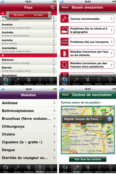 Application iPhone et Androïd « VIDAL du Voyageur » : partez en toute sécurité ! - EurekaSante.fr par VIDAL | E-sante, web 2.0, 3.0, M-sante, télémedecine, serious games | Scoop.it