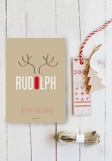 50 Examples of Attractive Christmas Card Designs of 2013 | Design, Science and Technology | Scoop.it