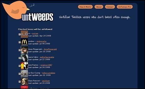 Descubre que usuarios de Twitter están inactivos | Utilización de Twitter la Educación | Scoop.it