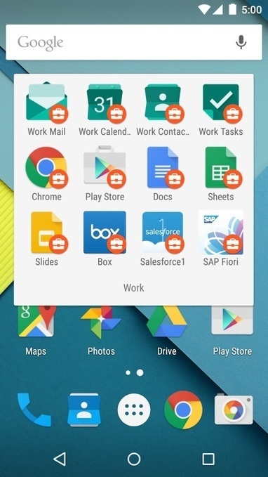 BYOD : Android for Work disponible dans le Play Store - ZDNet France | Applications Iphone, Ipad, Android et avec un zeste de news | Scoop.it