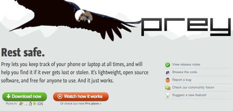 Open source anti-theft solution for your laptop, phone and tablet – Prey | Digital Delights for Learners | Scoop.it