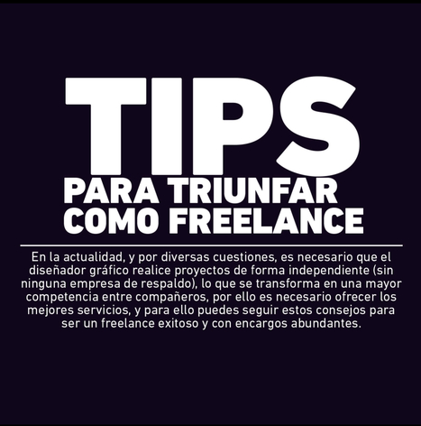 Consejos para freelance que te harán triunfar en el mercado (Infografía) | Educación, TIC y ecología | Scoop.it