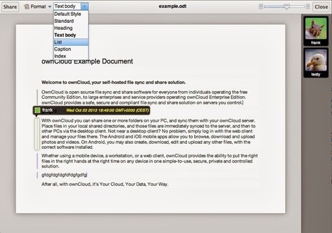 ownCloud Documents : l'édition de fichier collaborative - Blog de dada | Devops for Growth | Scoop.it