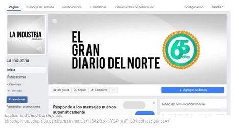 Optimización de redes sociales en la prensa regional: caso del diario La Industria de Chiclayo / Daniel Guerrero-Barragán | Comunicación en la era digital | Scoop.it