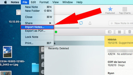 Prochainement, l'application Notes sur Mac pourra importer les entrées d'Evernote (il faudra tester) | Evernote, gestion de l'information numérique | Scoop.it