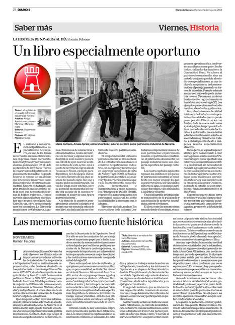 Un libro especialmente oportuno: "La fragilidad de un legado: patrimonio industrial de Navarra" | Movilidad, logística, transporte | Scoop.it