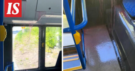 HSL:n bussissa tekninen vika – vaaleanpunaista nestettä valui katosta kesken matkan | 1Uutiset - Lukemisen tähden | Scoop.it