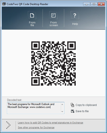 Free QR code desktop decoder | Time to Learn